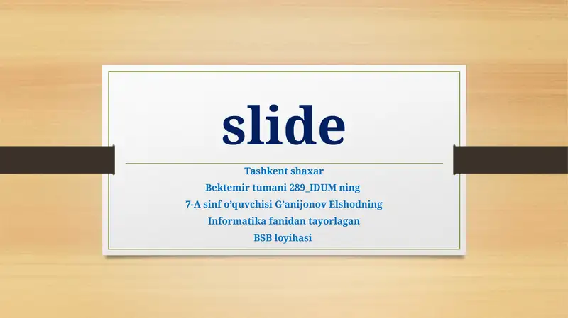 Product slide 1