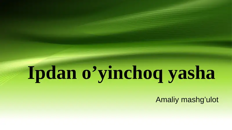 Product slide 1