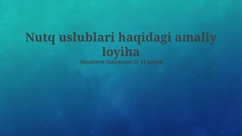Product slide 1