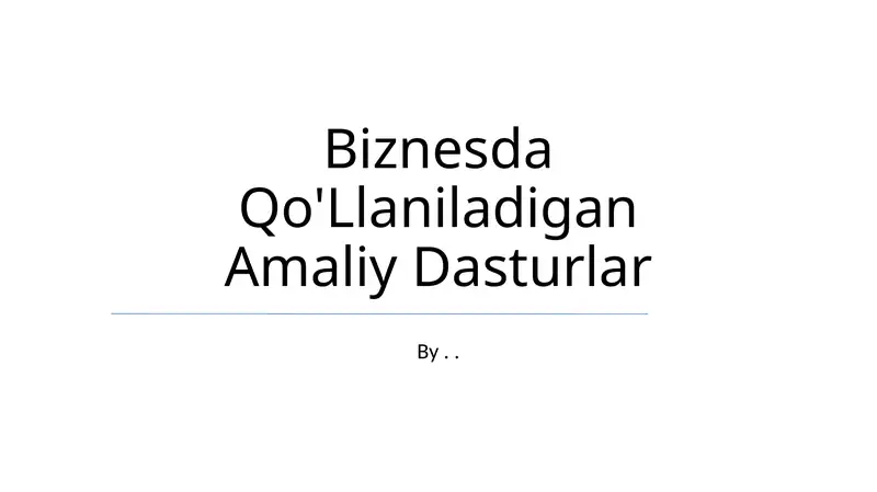 Product slide 1