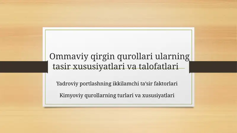 Product slide 1