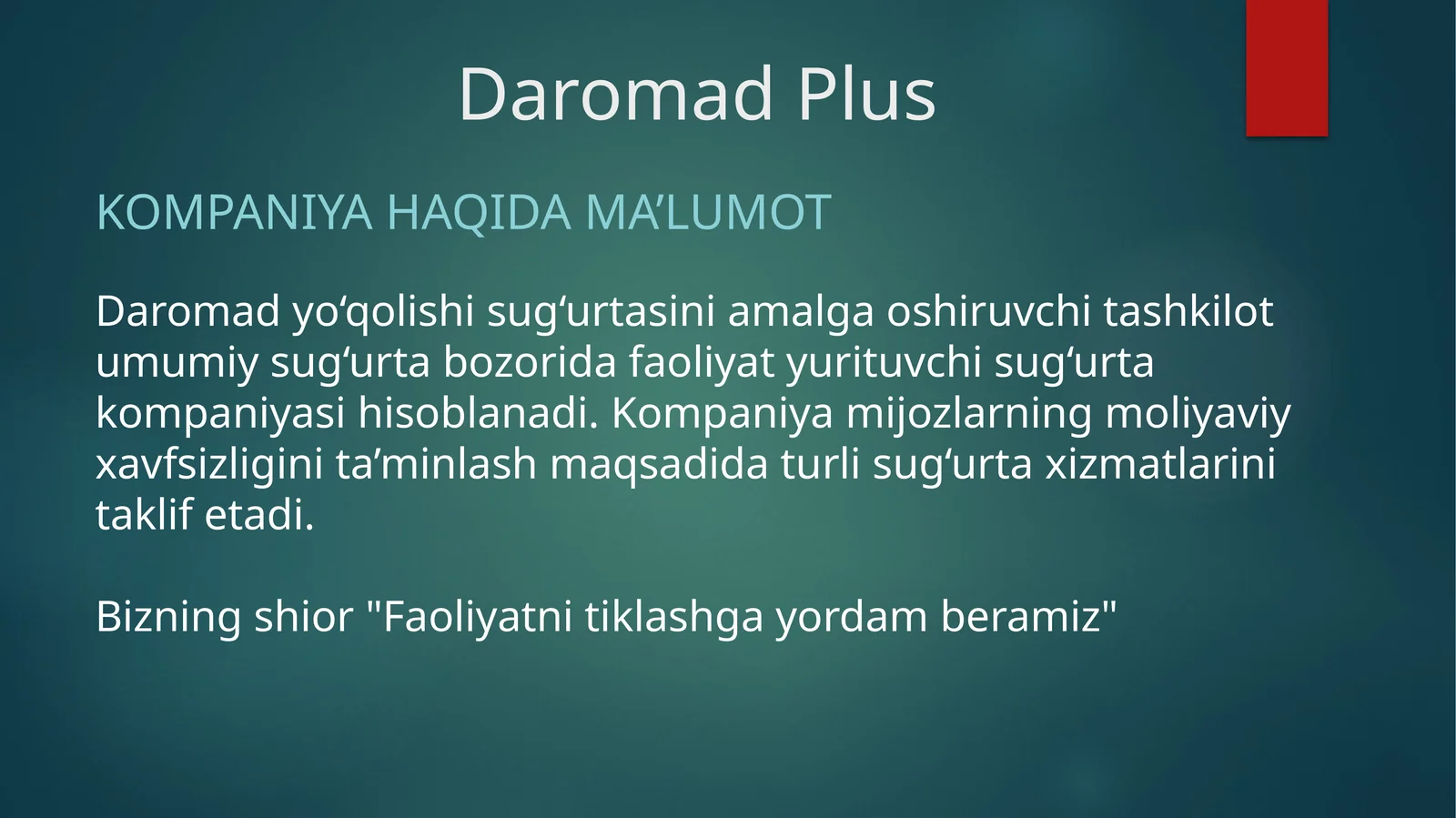 Product slide 1