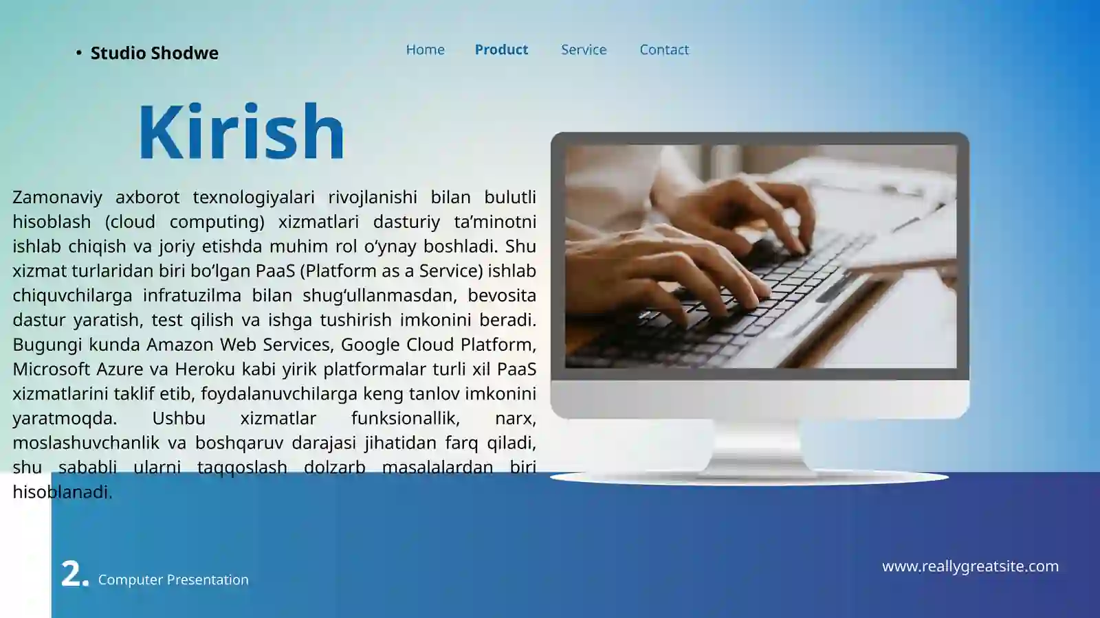 Product slide 2